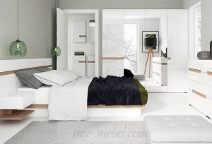 Модульная белая спальня Linate (Anrex)